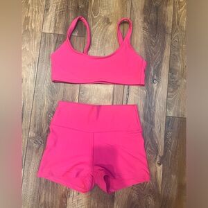 SKATIE Sports bra and bike shorts set in FETCH size Med/Small
